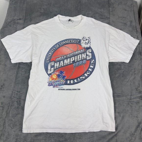 STARTER Other - University of Connecticut Huskies NCAA Champions 1999 Official Locker Room Tee